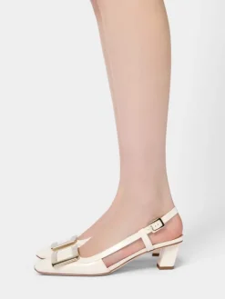 Roger Vivier Belle Vivier Slingback Pumps in patent leather Discount