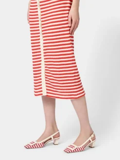 Roger Vivier Belle Vivier Slingback Pumps in canvas Outlet