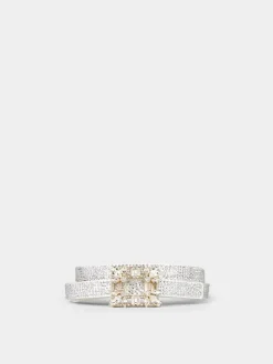 Roger Vivier Broche Vivier Belt in satin Sale