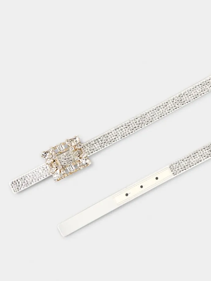 Roger Vivier Broche Vivier Belt in satin Sale