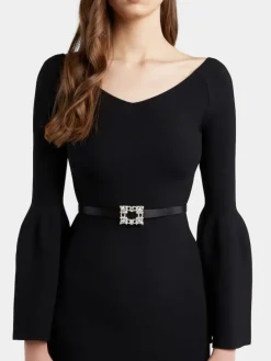 Roger Vivier Broche Vivier Belt in satin New