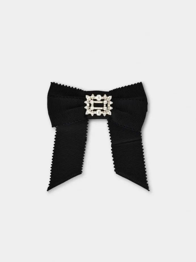 Roger Vivier Broche Vivier Buckle Hair Clip in fabric Discount