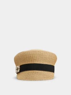 Roger Vivier Broche Vivier Sailor Hat in raffia Best