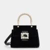 Roger Vivier Cabas Jewel Efflorescence Mini Bag in velvet Online
