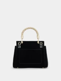 Roger Vivier Cabas Jewel Efflorescence Mini Bag in velvet Online