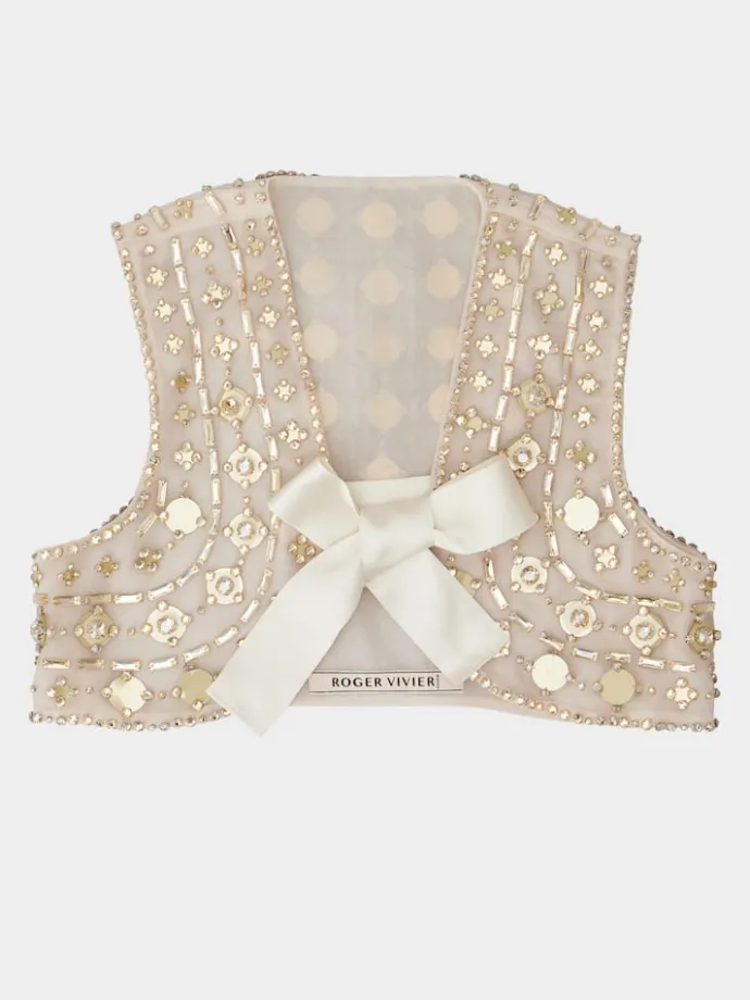 Roger Vivier Disco Vest in silk Outlet