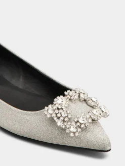 Roger Vivier Efflorescence Ballerinas in glitter New