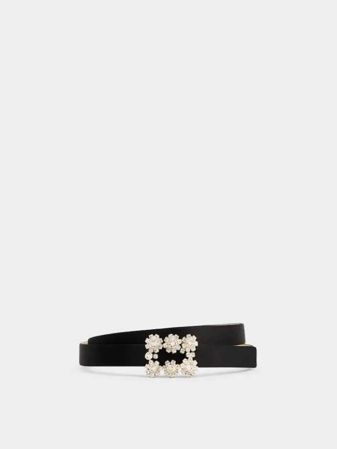 Roger Vivier Efflorescence Belt in satin Outlet