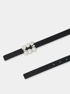 Roger Vivier Efflorescence Belt in satin Outlet