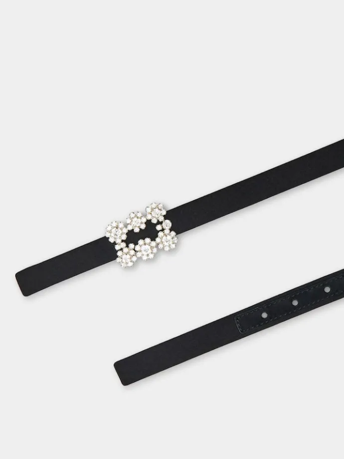 Roger Vivier Efflorescence Belt in satin Outlet