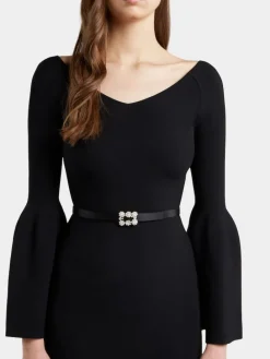 Roger Vivier Efflorescence Belt in satin Outlet