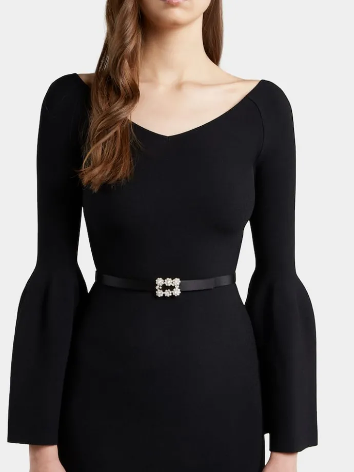 Roger Vivier Efflorescence Belt in satin Outlet