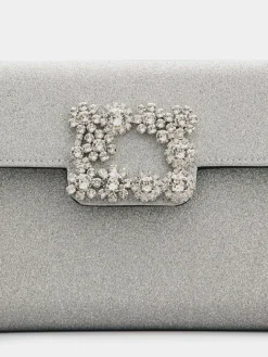 Roger Vivier Efflorescence Clutch in glitter Fashion
