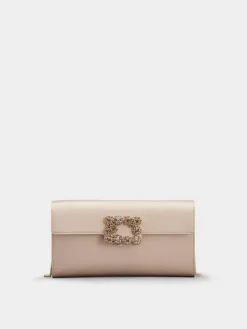 Roger Vivier Efflorescence Clutch in satin Sale