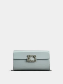 Roger Vivier Efflorescence Clutch in satin Outlet