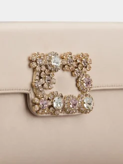 Roger Vivier Efflorescence Clutch in satin Sale