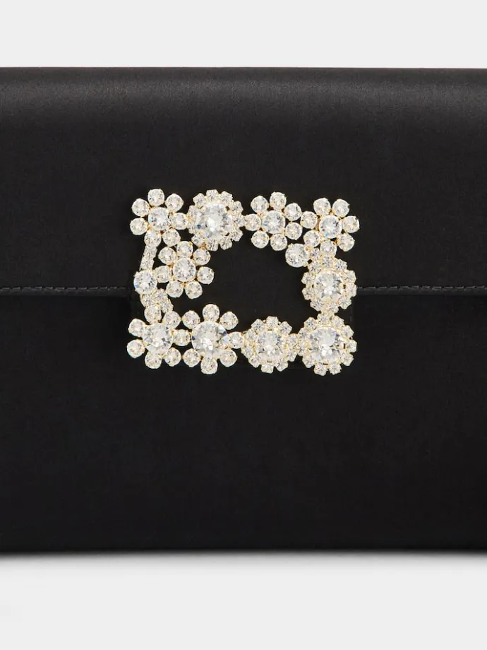 Roger Vivier Efflorescence Clutch in satin Best
