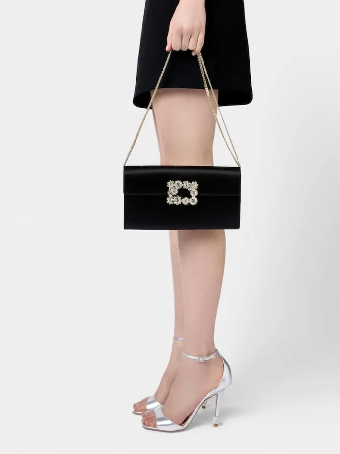 Roger Vivier Efflorescence Clutch in satin Best
