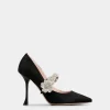 Roger Vivier Efflorescence Mary Jane Pumps in satin New