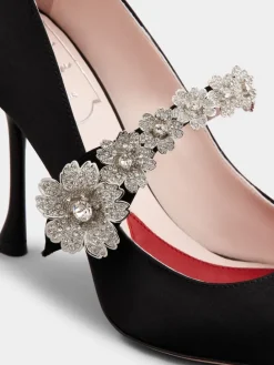 Roger Vivier Efflorescence Mary Jane Pumps in satin New
