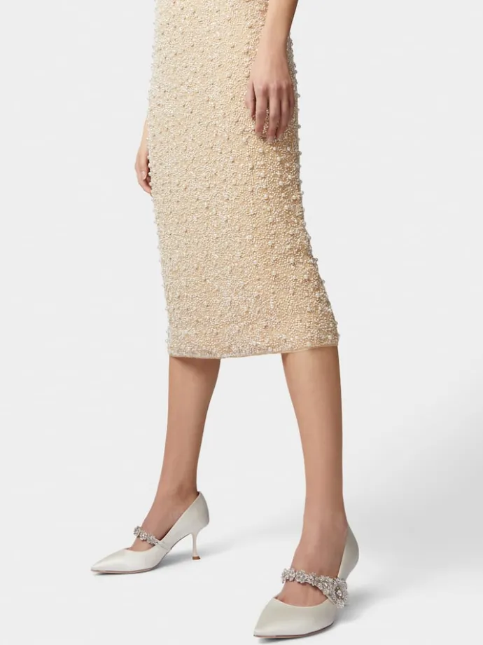 Roger Vivier Efflorescence Mary Jane Pumps in satin Discount