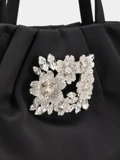 Roger Vivier Efflorescence Micro Bag in satin Discount