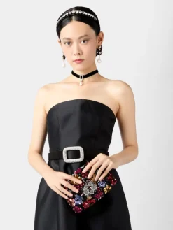 Roger Vivier Efflorescence Micro Bag in sequins Outlet