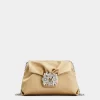 Roger Vivier Efflorescence Mini Clutch in satin Clearance