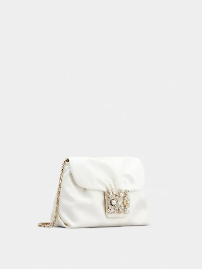 Roger Vivier Efflorescence Mini Clutch in satin Online