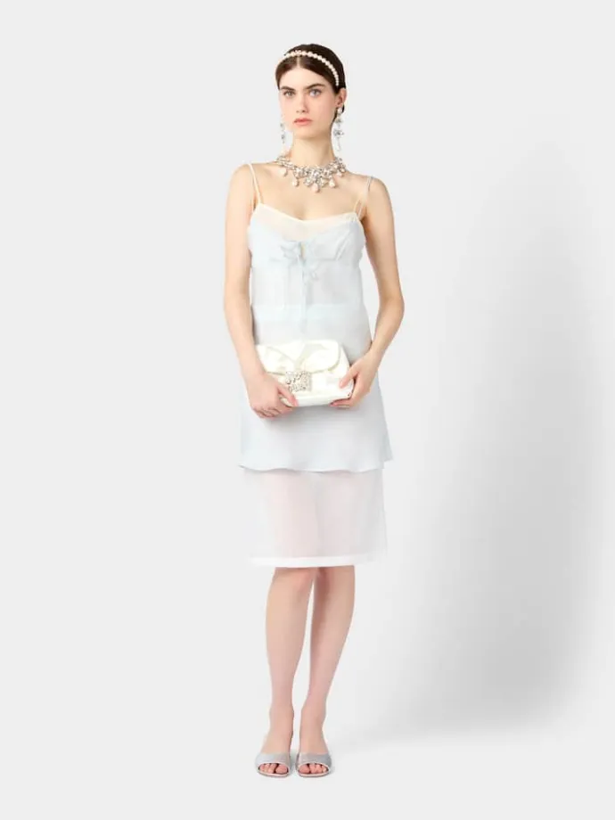 Roger Vivier Efflorescence Mini Clutch in satin Online