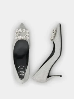 Roger Vivier Efflorescence Pumps in glitter Discount