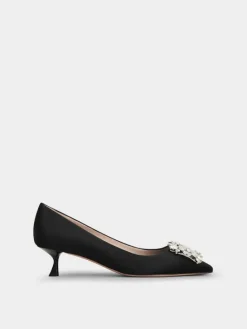 Roger Vivier Efflorescence Pumps in satin Hot