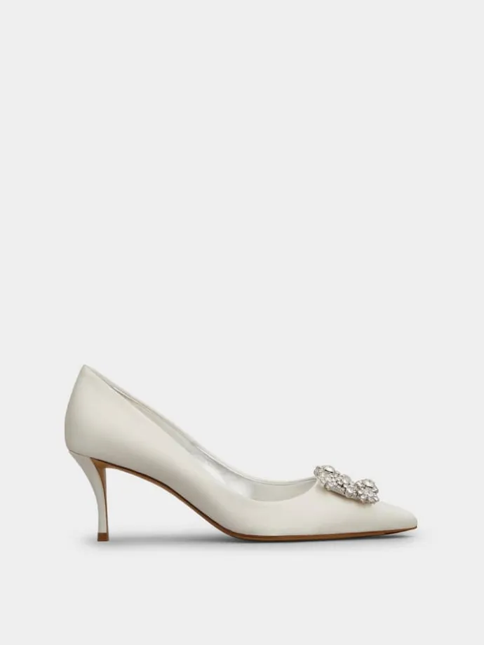 Roger Vivier Efflorescence Pumps in satin Best