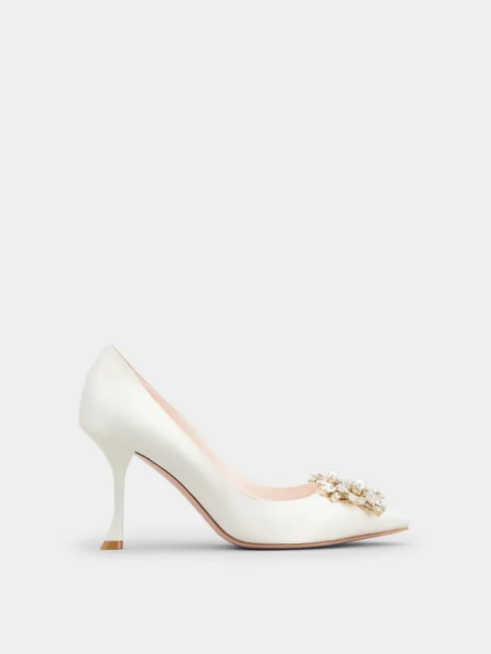 Roger Vivier Efflorescence Pumps in satin Best
