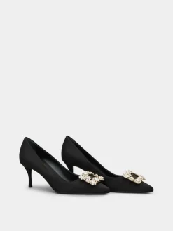 Roger Vivier Efflorescence Pumps in satin Hot
