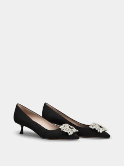 Roger Vivier Efflorescence Pumps in satin Hot