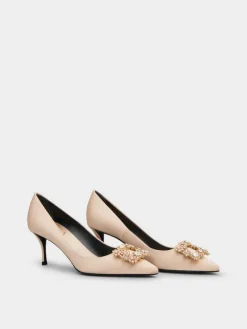 Roger Vivier Efflorescence Pumps in satin Outlet