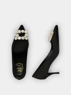 Roger Vivier Efflorescence Pumps in satin Hot