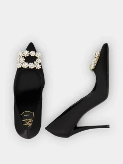 Roger Vivier Efflorescence Pumps in satin Sale