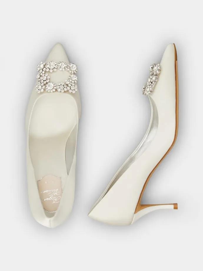 Roger Vivier Efflorescence Pumps in satin Best