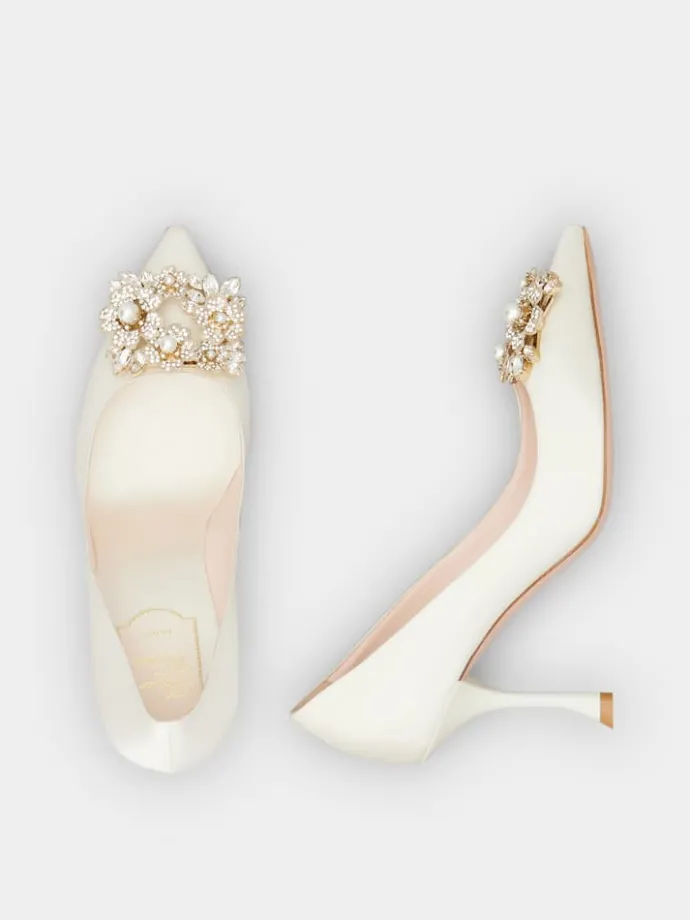 Roger Vivier Efflorescence Pumps in satin Best