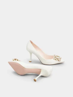Roger Vivier Efflorescence Pumps in satin Best