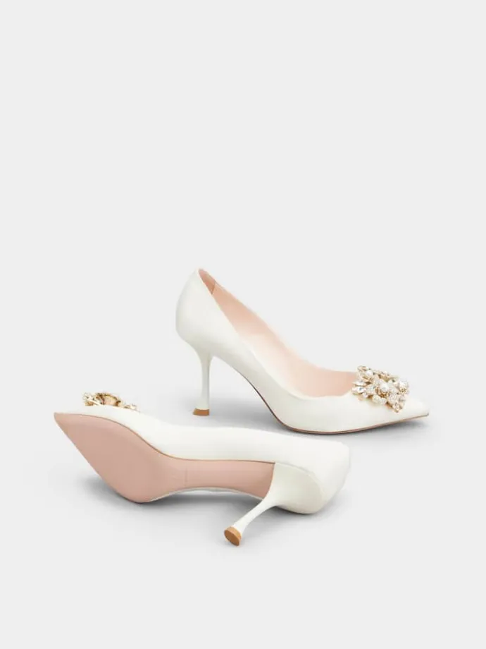 Roger Vivier Efflorescence Pumps in satin Best