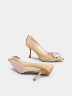 Roger Vivier Efflorescence Pumps in satin New