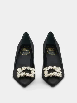 Roger Vivier Efflorescence Pumps in satin Hot