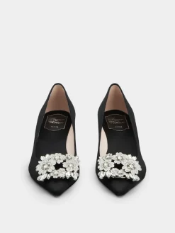Roger Vivier Efflorescence Pumps in satin Hot