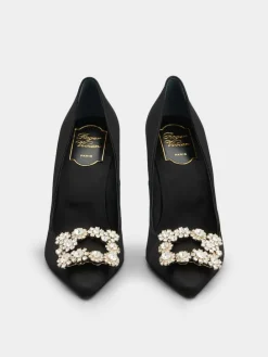 Roger Vivier Efflorescence Pumps in satin Sale