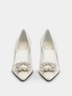 Roger Vivier Efflorescence Pumps in satin Best