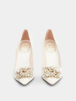 Roger Vivier Efflorescence Pumps in satin Best