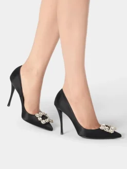 Roger Vivier Efflorescence Pumps in satin Sale